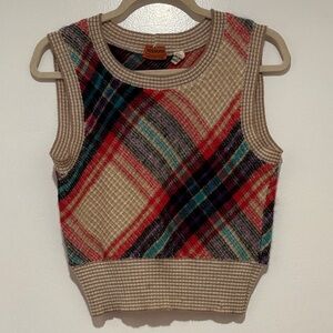 Missoni Plaid Knit Vest